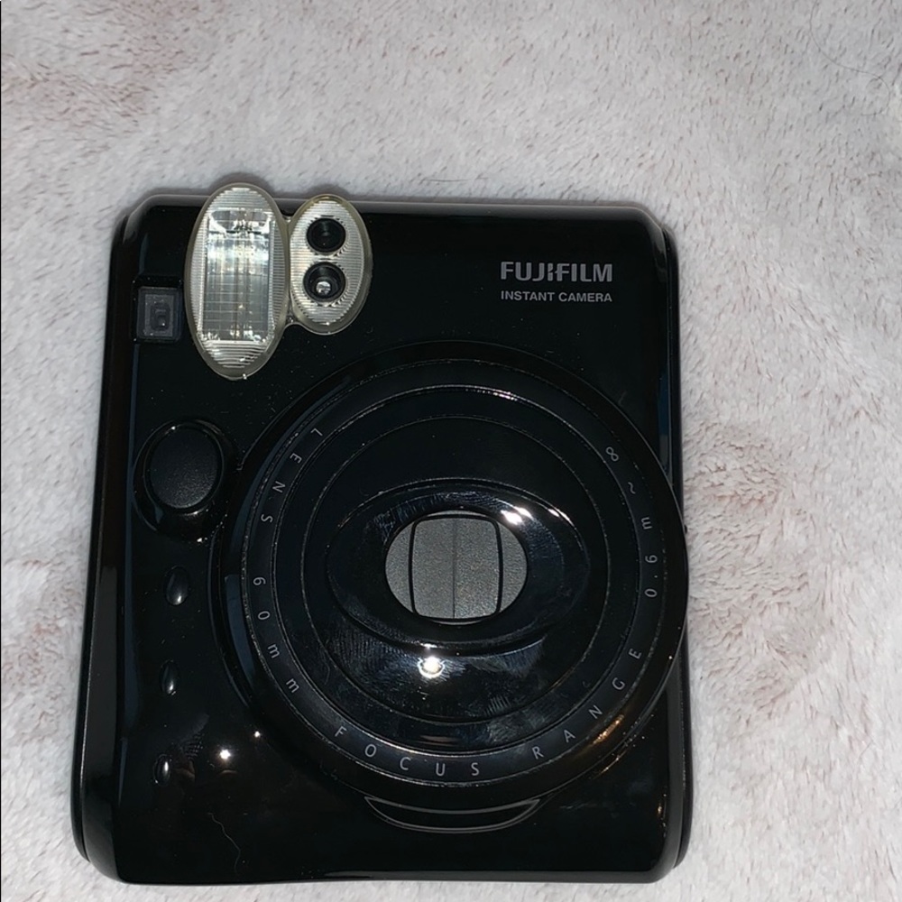 fujifilm polaroid camera with case